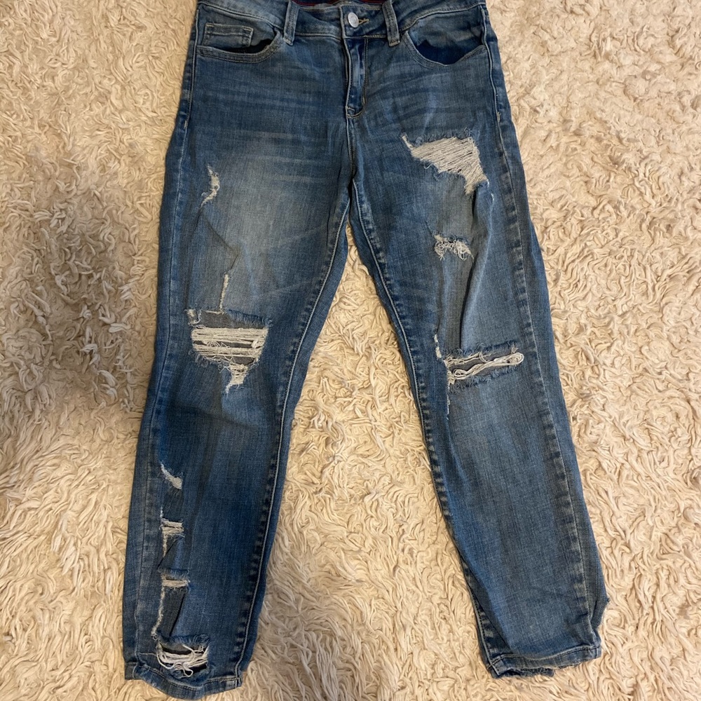 Refuge Ripped Blue Jeans - Picture 2 of 7